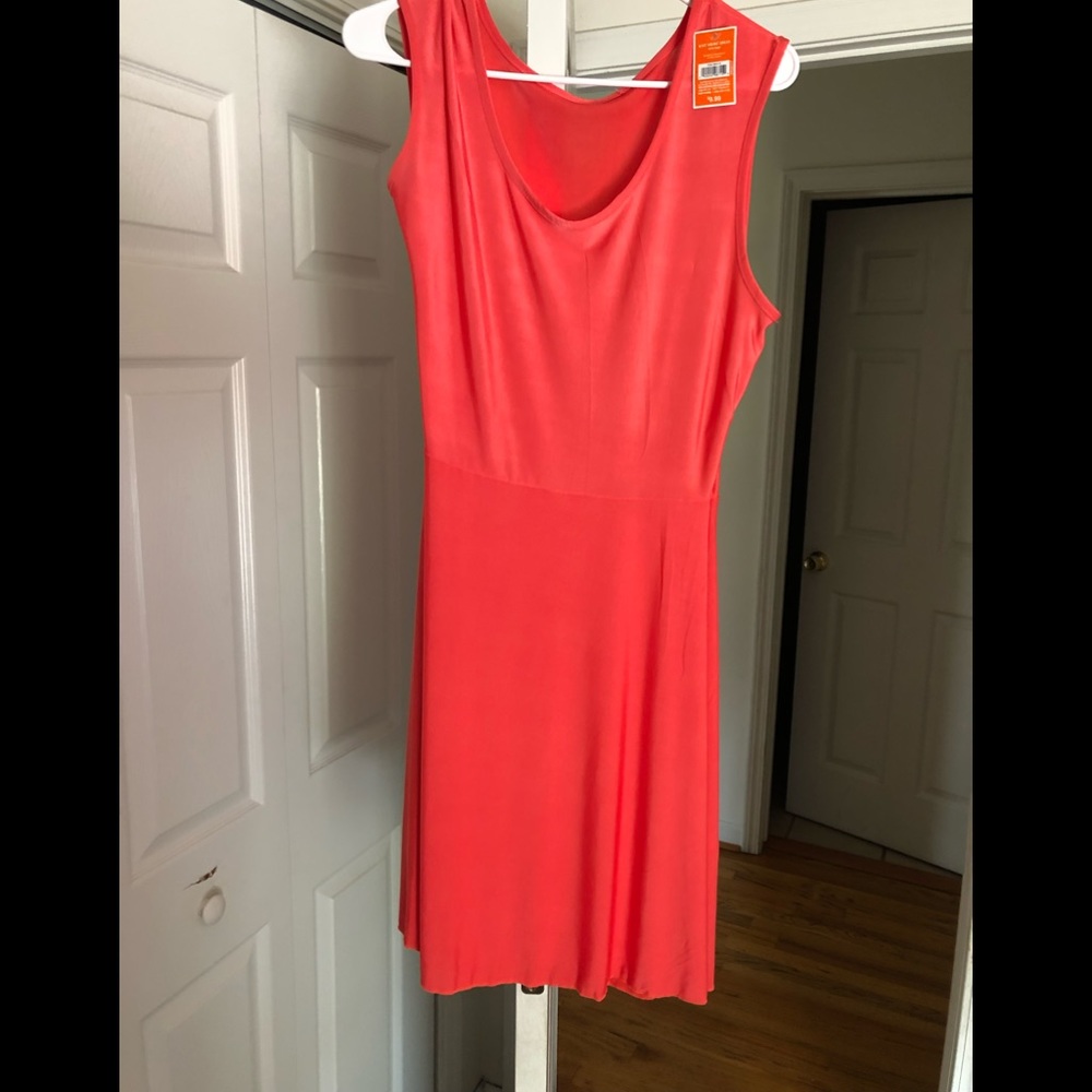 Wmns NWT knit summer short dress peachie color xl - Picture 1 of 2